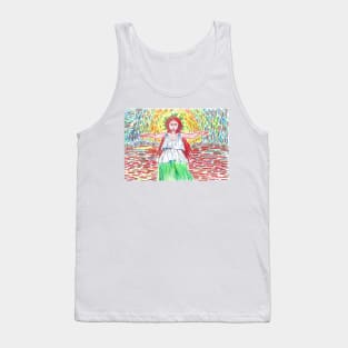 Grateful Greece - Painting colorful remake Tank Top